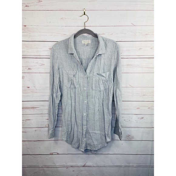 Cloth & Stone Botton Down Blouse XS - Picture 1 of 4